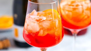 Perfect Aperol Spritz Cocktail Recipe [upl. by Dnalsor]