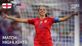 England v USA  FIFA Women’s World Cup France 2019  Match Highlights [upl. by Jeffries]