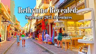 Exploring Rethymno Crete Hidden Gems amp Highlights  September 2023 [upl. by Giah]