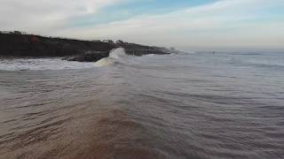 Waves coastal erosion and sea defences at Withernsea [upl. by Watanabe]