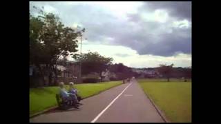 Fabulous cycle ride from Glasgow to Gourock in 3 minutes [upl. by Doownel]