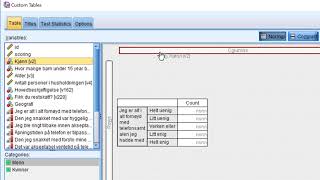 Del 3  SPSS Statistics Custom Tables flera nivåer i tabell [upl. by Ecinue361]