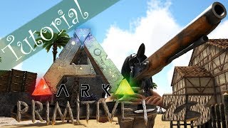 Tutorial ARK Primitive 023 ENDE  Fernkampf Schusswaffen und Speerbolzen Deutsch  German [upl. by Aicylla]