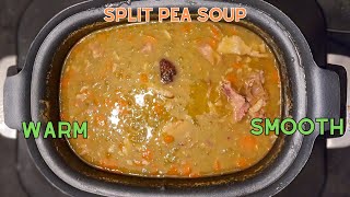 Easy Slow Cooker Split Pea Soup with Ham Recipe [upl. by Ajat]