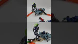 EPIC HOT WHEELS TRICK TRACKS ROBOT SERIES BYONIC BATTLE [upl. by Stewardson62]