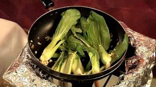 Chefs Recipe Nikhil Chibs Stir Fried Baby Pak Choi [upl. by Converse]