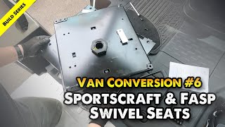 Installing Sportscraft amp Fasp swivel seats in a Relay  Ducato  Boxer  Ram Promaster camper van [upl. by Andaira369]