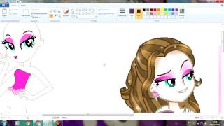 SpeedPaint Legend of Everfree OCs  Gihh Crystal gala [upl. by Marcel]