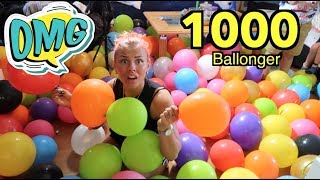 1000 Ballonger PRANK i Hela Hennes Längenhet  Samarbete med Partyhallen [upl. by Shriner]