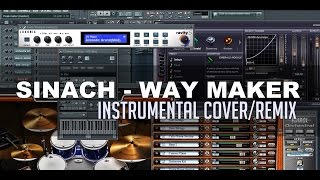 Sinach  Way Maker Instrumental CoverRemix  FL Studio 11 [upl. by Acinomal]