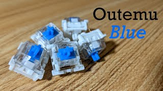 Outemu Blue switch review [upl. by Ludwig]