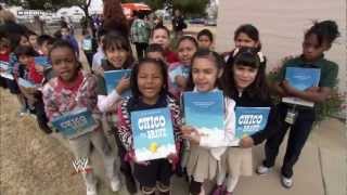 WWE hosts a reading celebration in Glendale Ariz during Royal Rumble weekend January 29 2012 [upl. by Leachim]