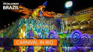 Brazil Carnival The Rio de Janeiro parade in 1 minute [upl. by Nairahcaz]