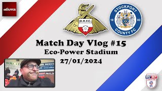 DEMOLITION  Doncaster Rovers vs Stockport County  Match Day Vlog  27012024 [upl. by Enoed]