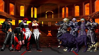 KOF Mugen Iori Yagami Team vs NESTS Team [upl. by Gilly]