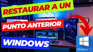 ✅ Como RESTAURAR a un PUNTO ANTERIOR WINDOWS 10 Y 11  2024 👌 [upl. by Howund]