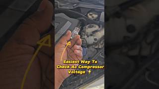 Easiest Method To Check Ac Compressor Voltage in Mercedes  faultcodewithhamza [upl. by Vedette]