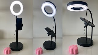 IKEA RING LIGHT WITH PHONE HOLDER 🩷 REVIEW 🩷 IKEA LÅNESPELARE 🩷 [upl. by Iroj285]