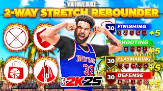 This 7 FOOT quotVERSATILE ENFORCERquot CENTER BUILD is BREAKING NBA 2K25 [upl. by Kerat]