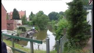 Greetsiel Krummhörn Ortskern Hafen Zwillingsmühlen Kanalfahrt [upl. by Kanter]