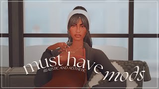 sims 4  20 must have mods for realistic and aesthetic gameplay [upl. by Mitchiner]