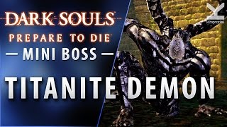 Dark Souls  Miniboss  Titanite Demon  Undead Parish [upl. by Lindie]