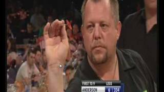 Mervyn King Hits a 9 Dart Finish [upl. by Wilda68]