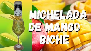 Michelada de mango BicheDeliciosa Fácil y rápidoClaudia Castro [upl. by Seymour]