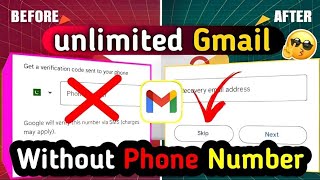 how to create unlimited Gmail account without number verification unlimited Gmail kaise banaen 2024 [upl. by Theresa833]