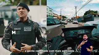 Motopatrulhas ajudando na segurança em Pernambuco  Governo de Pernambuco [upl. by Odlaw616]