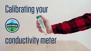 Conductivity meter calibration [upl. by Jerroll]