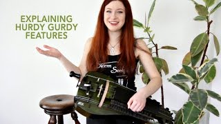 Explaining the Features of my Hurdy Gurdy  PATTY GURDY [upl. by Giralda573]