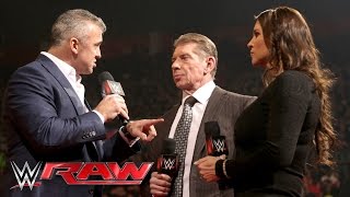 Shane McMahon returns to WWE Raw February 22 2016 [upl. by Lledor]