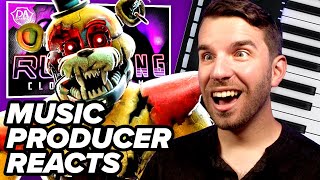 New FNAF Security Breach Ruin song GOES HARD  Music Producer Reacts to DAGames quotClose To Homequot [upl. by Neggem201]