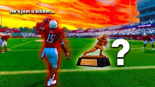 Can a KICKER Win the HEISMAN [upl. by Eninahs]