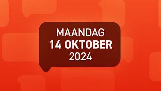 1Twente Vandaag van maandag 14 oktober 2024 [upl. by Eissat732]