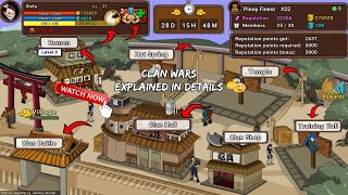 Ninja Kaizen  Clan Wars Explained In Details Tips and Tricks  2024 [upl. by Ielirol]