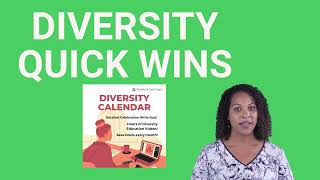 Diversity Quick Wins for new DEI managers [upl. by Viddah871]