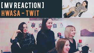 MV REACTION HWASA  TWIT by GGOD DANCE TEAM  bonus dogs reaction [upl. by Etnuahc]