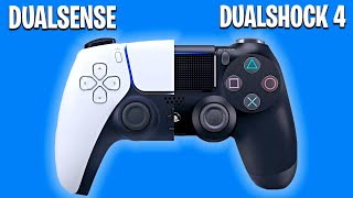 PS5 vs PS4 Controller Build Quality Features User Interface [upl. by Derfla575]