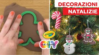 COME FARE DECORAZIONI NATALIZIE  Lavoretti per bambini Crayola CIY [upl. by Sletten955]