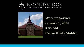 Noordeloos CRC  January 1 2023  Morning Service [upl. by Adnawat]