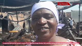 Thousands lost as another fire guts Willowvale garage [upl. by Hesketh9]