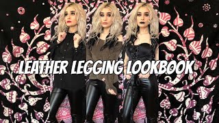 Leather Legging Lookbook  Sadie Solstice [upl. by Haraf265]