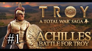 Total War Saga Troy Gameplay Achille 1 Achille Che più cammina più diventa imbecille [upl. by Oicnedif466]