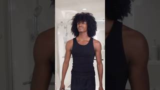 Evening Skincare afro curls curlyhair naturalhair hairstyles hair skincare skincareroutine [upl. by Kelcie]