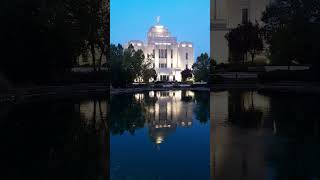 Meridian Idaho LDS Temple Reflecting Pool [upl. by Adnohsar55]