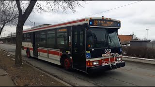 TTC Toronto Transit Commission 2007 Orion VII Diesel 8013  189 Stockyards [upl. by Acinoed925]