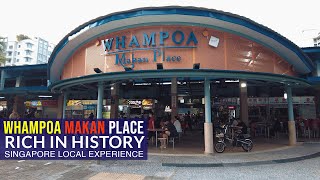 Whampoa Food Centre  Experience Singapore Local Hawker Centre  Walking Tours 4K [upl. by Iglesias]