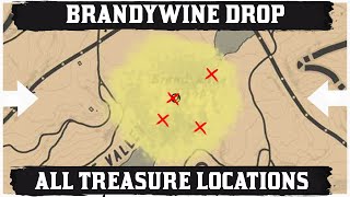 Brandywine Drop All Treasure Locations Red Dead Redemption 2 Online [upl. by Heck]